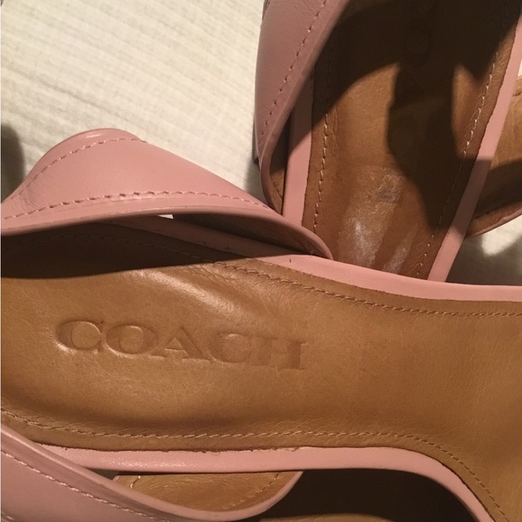 Coach Women's Blush Heels - Picture 1 of 10
